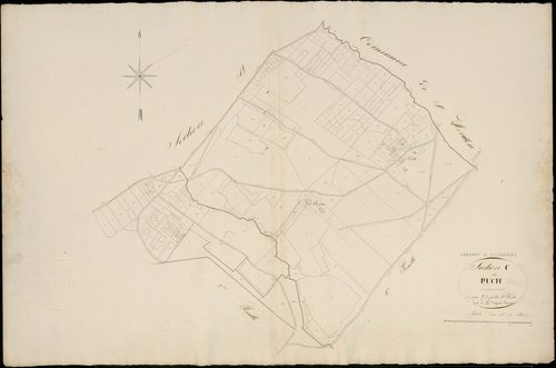 Cabanac-et-Villagrains - -Section C feuille 1 : Le Puch