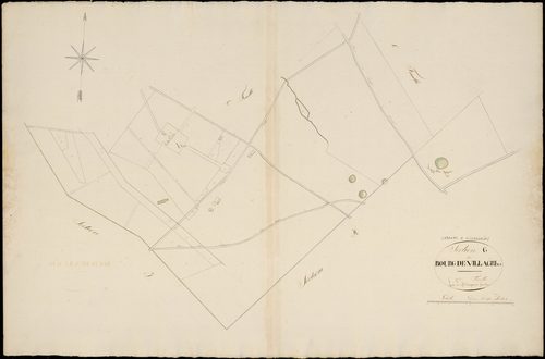 Cabanac-et-Villagrains - -Section G feuille 2 : Bourg-de-Villagrains