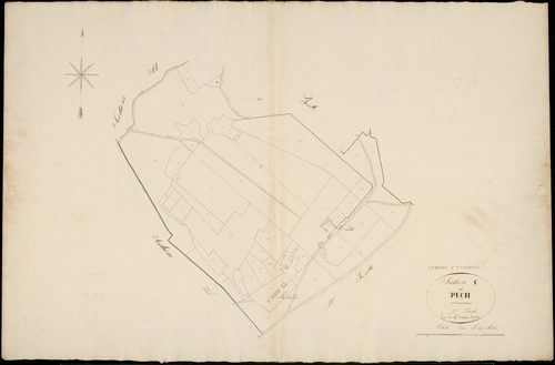 Cabanac-et-Villagrains - -Section C feuille 2 : Le Puch