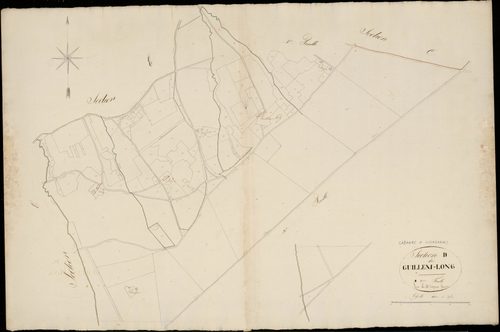 Cabanac-et-Villagrains - -Section D feuille 2 : Guillem-Long