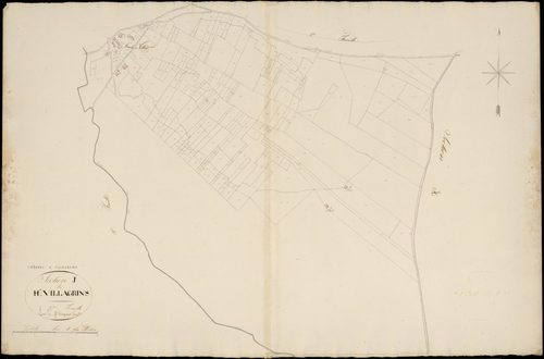Cabanac-et-Villagrains - -Section J feuille 2 : Le Haut-Villagrains