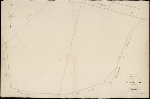Cabanac-et-Villagrains - -Section D feuille 3 : Guillem-Long