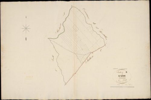 Cabanac-et-Villagrains - -Section B feuille 2 : La Barde