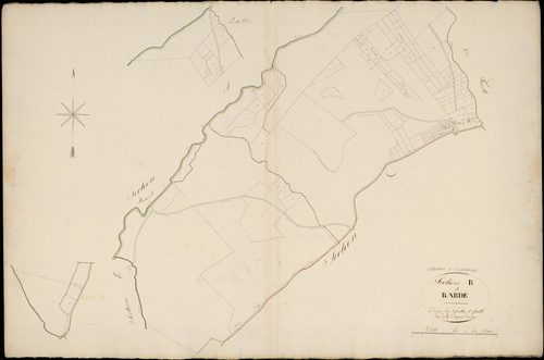 Cabanac-et-Villagrains - -Section B feuille 1 : La Barde