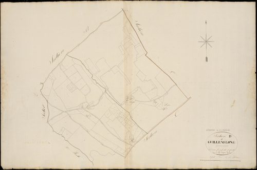 Cabanac-et-Villagrains - -Section D feuille 1 : Guillem-Long