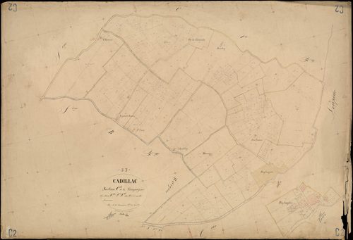 Cadillac - -Section C feuille 2 : La Campagne