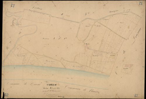 Cadillac - -Section A feuille 2 : La Ville