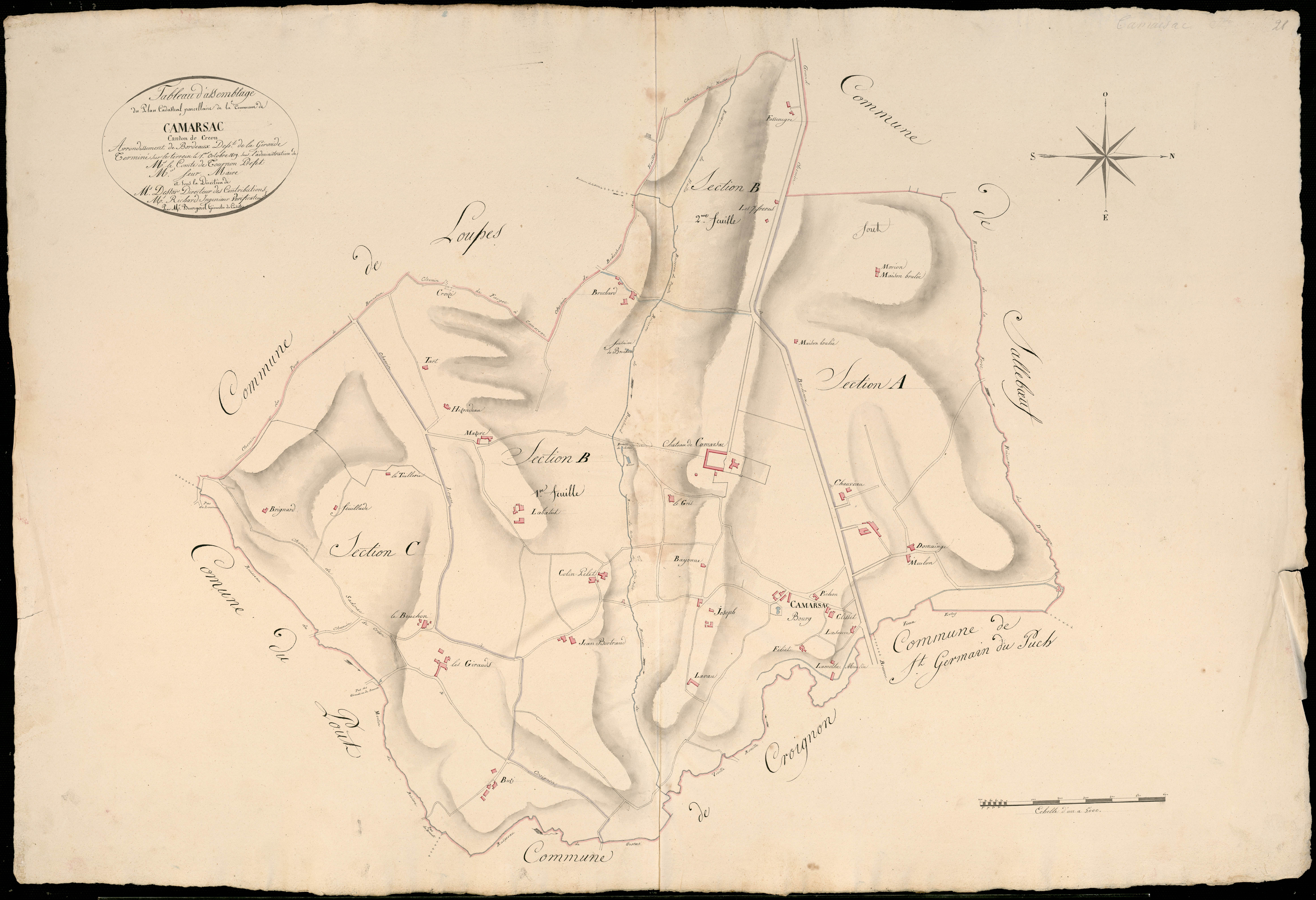 Camarsac - -Tableau d'assemblage