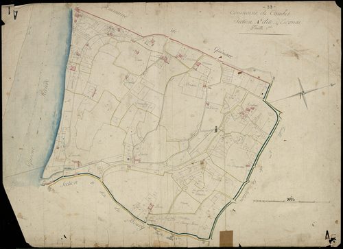 Cambes - -Section A feuille 1 : Esconac