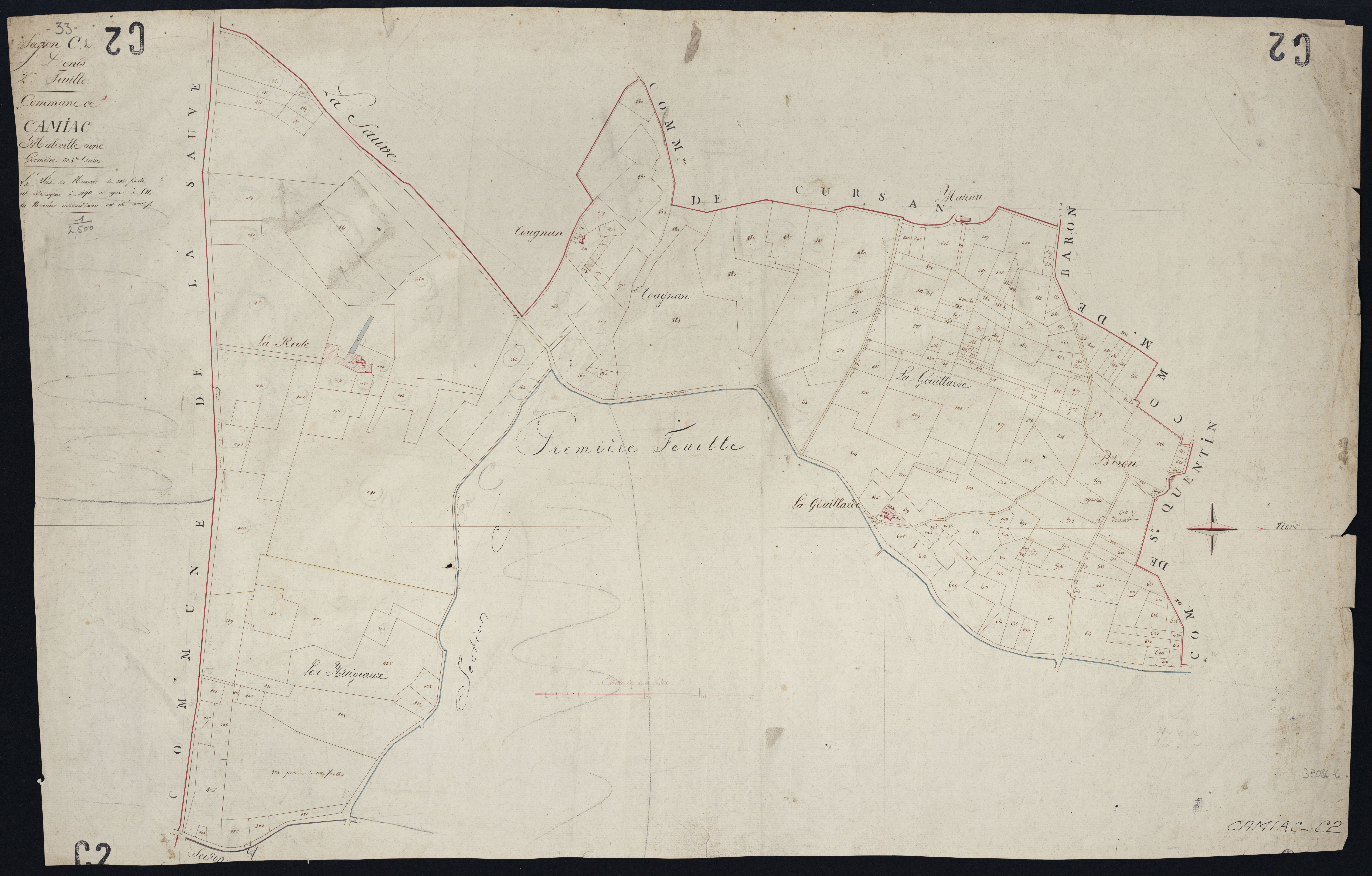 Camiac-et-Saint-Denis - -Section C feuille 2