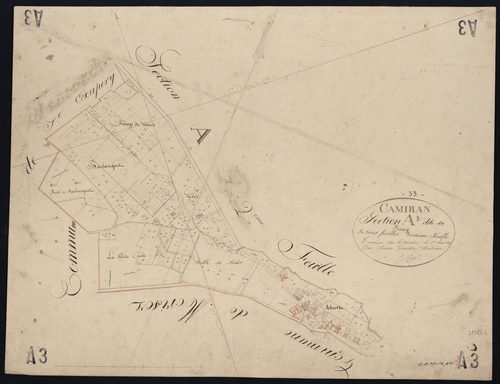 Camiran - -Section A feuille 3 : Le Bourg