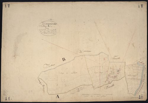 Camiran - -Section A feuille 1 : Le Bourg