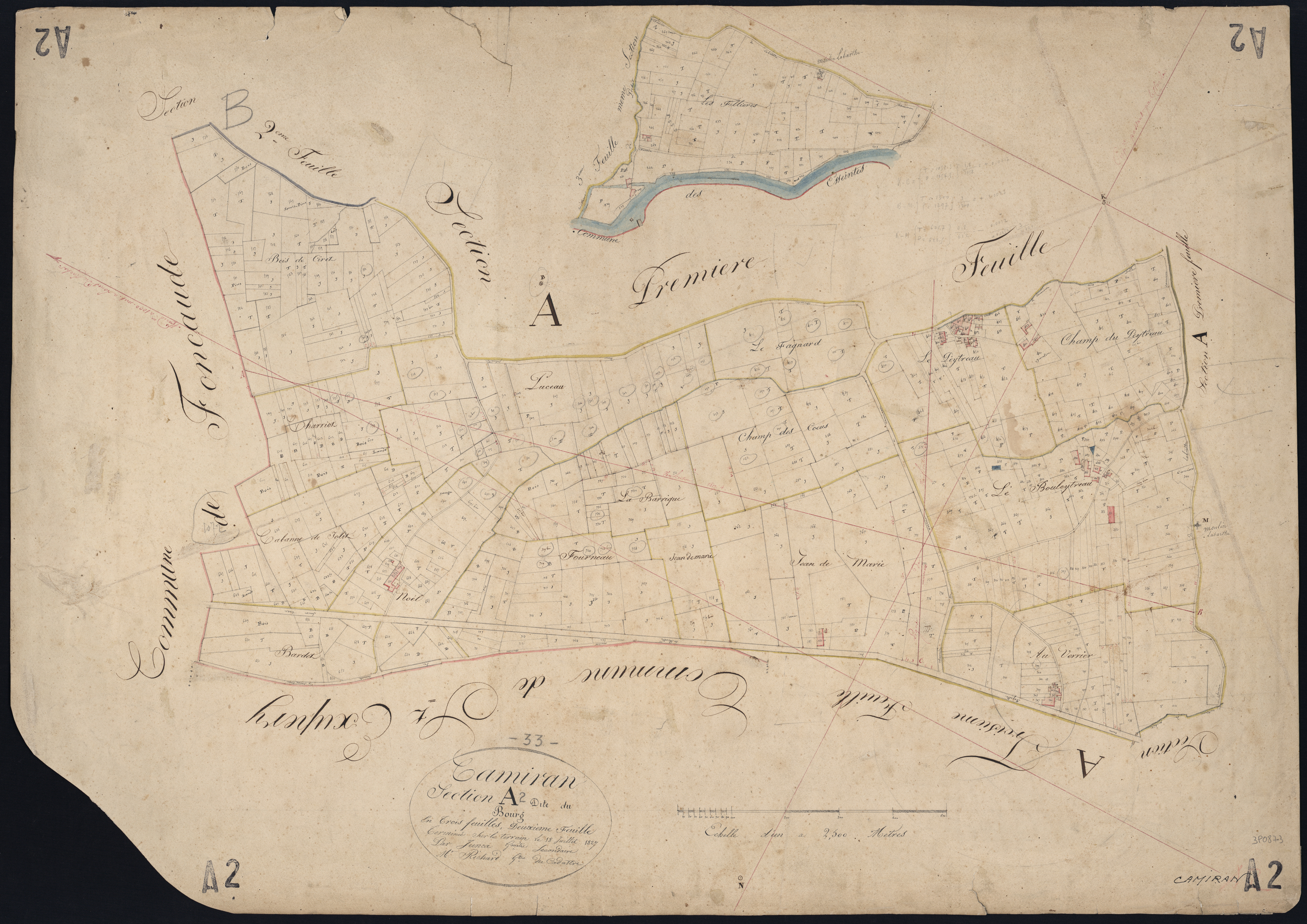 Camiran - -Section A feuille 2 : Le Bourg