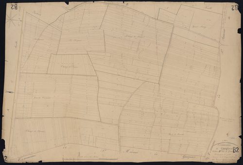 Camps-sur-l'Isle - -Section B feuille 2 : Garrive