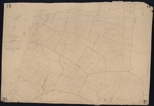 Camps-sur-l'Isle - -Section B feuille 1 : Garrive