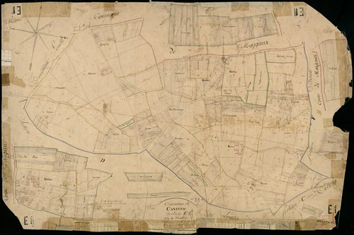 Cantenac - -Section E feuille 1 : Matheu