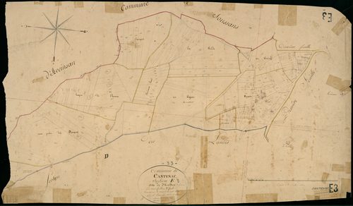 Cantenac - -Section E feuille 3 : Matheu