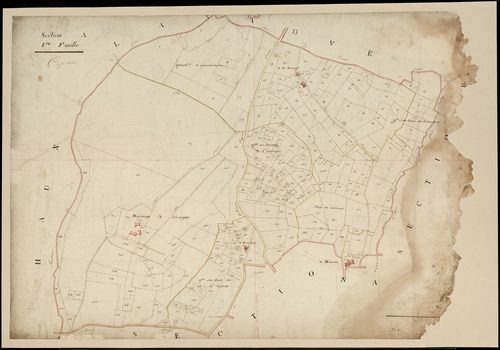 Capian - -Section A feuille 1 : Conteau