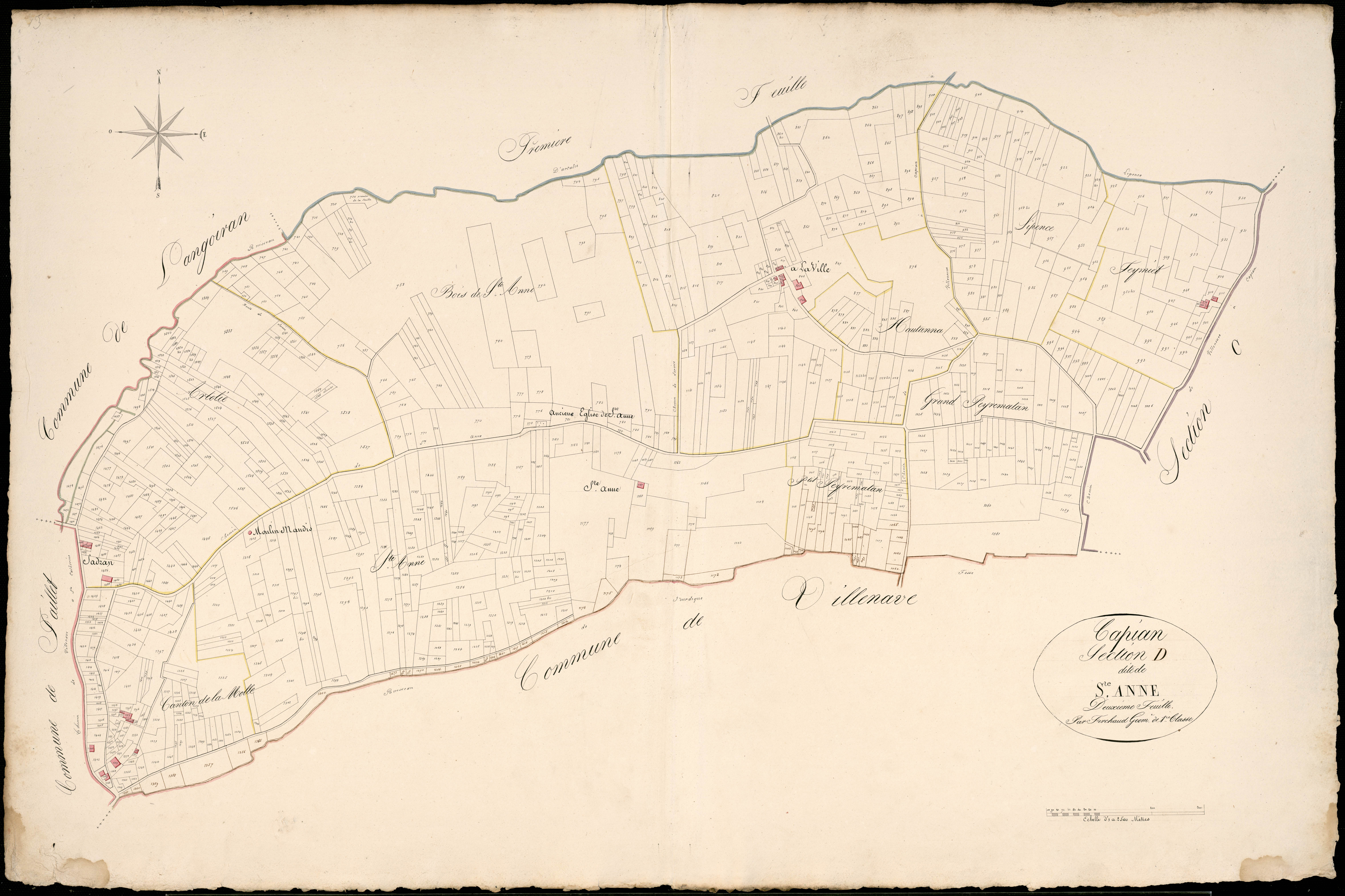 Capian - -Section D feuille 2 : Sainte-Anne
