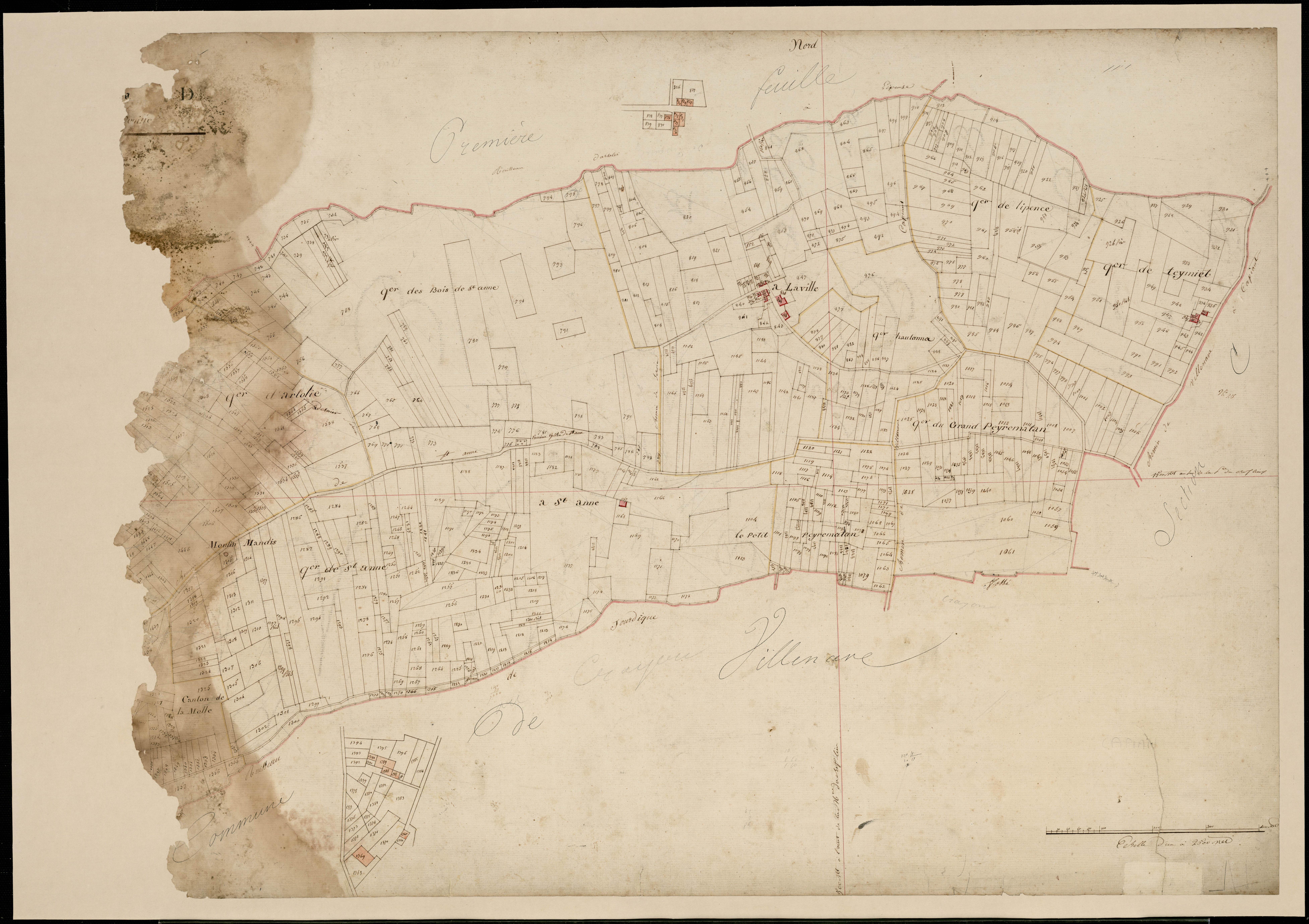 Capian - -Section D feuille 2 : Sainte-Anne