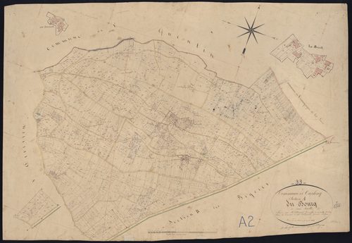 Caplong - -Section A feuille 2 : Le Bourg