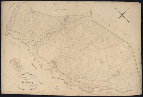 Caplong - -Section A feuille 1 : Le Bourg