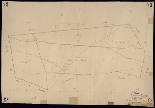 Carcans - -Section C feuille 4 : Berron