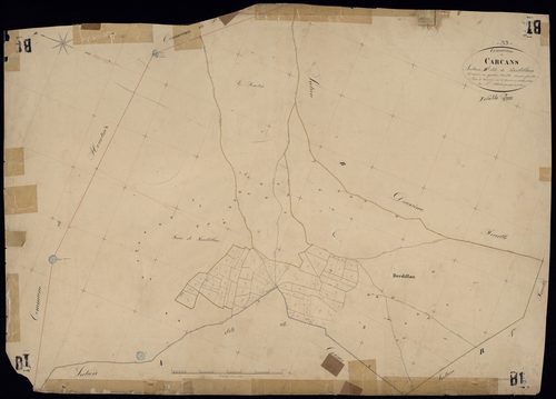 Carcans - -Section B feuille 1 : Berdillan