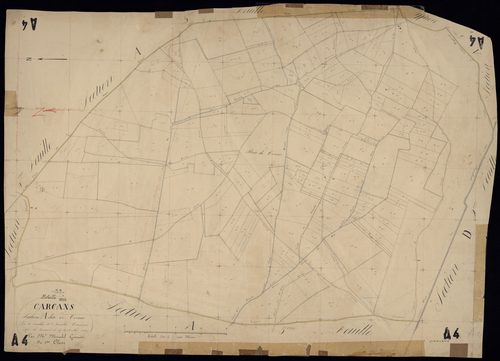 Carcans - -Section A feuille 4 : Coiras