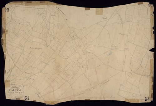 Carcans - -Section C feuille 3 : Berron