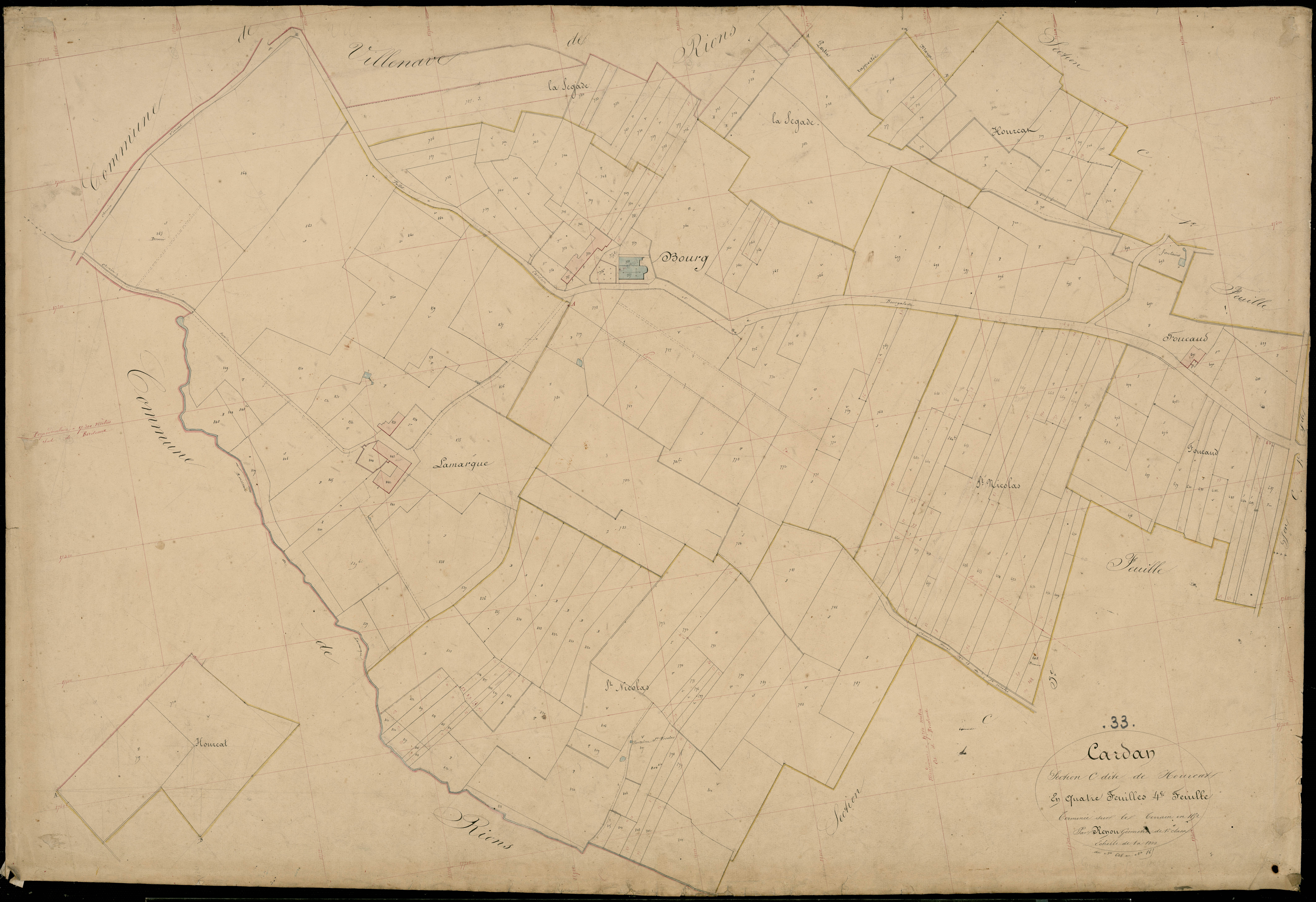 Cardan - -Section C feuille 4 : Hourcat