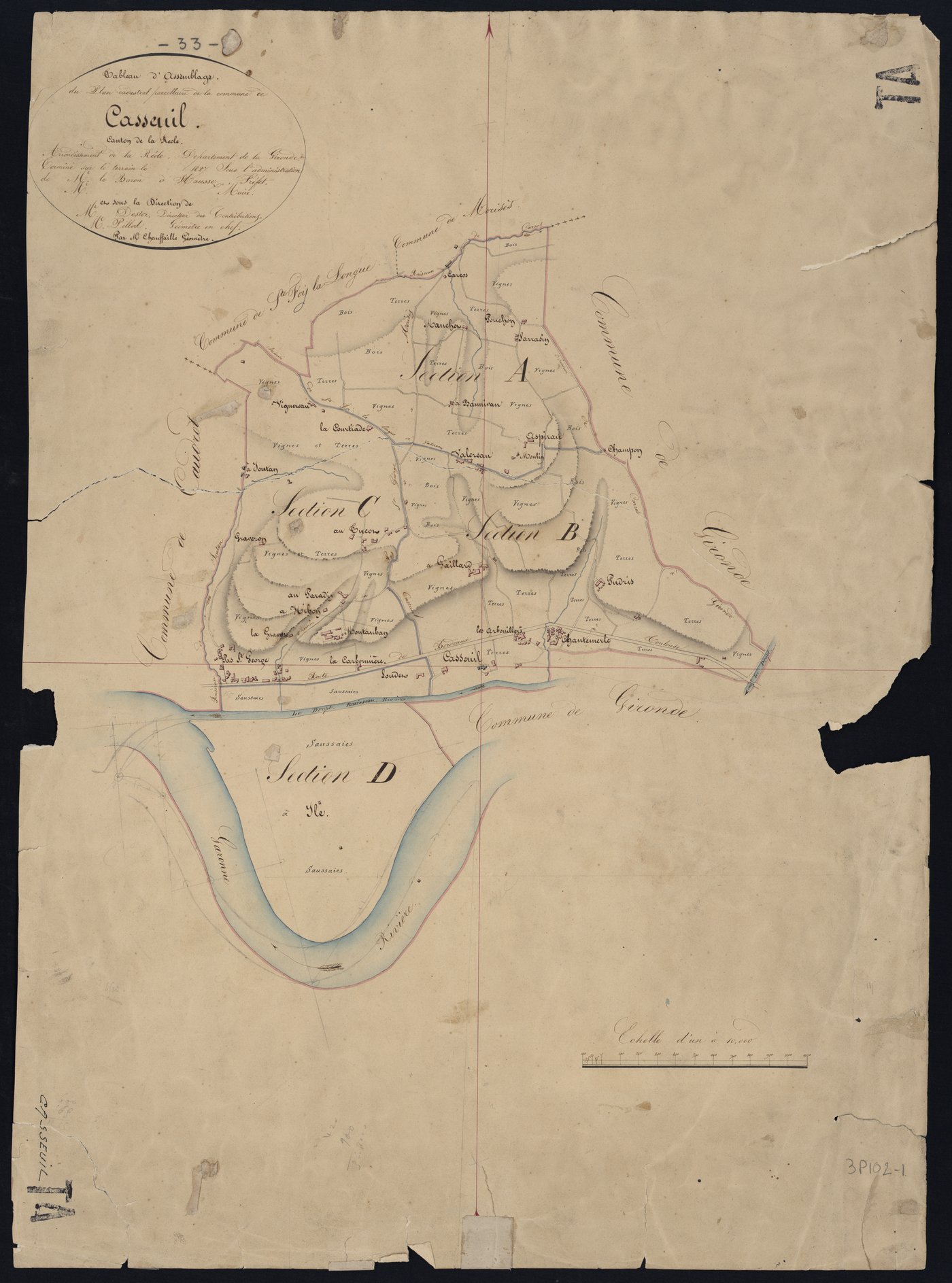 Casseuil - -Tableau d'assemblage