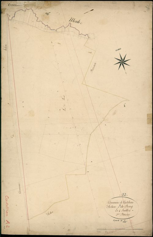 Castelnau-de-Médoc - -Section A feuille 2 : Le Bourg