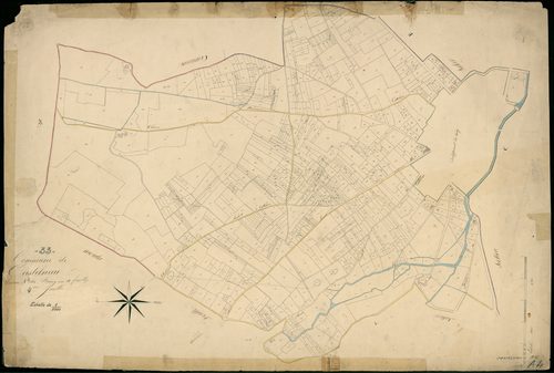 Castelnau-de-Médoc - -Section A feuille 4 : Le Bourg
