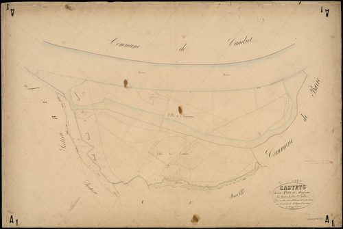 Castets-en-Dorthe - -Section A feuille 1 : Mazerac