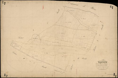Castets-en-Dorthe - -Section A feuille 2 : Mazerac