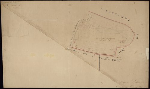 Castillon-de-Castets - -Section A feuille 2 : La Rivière