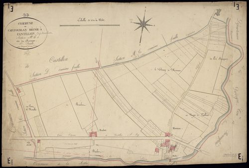 Castillon-la-Bataille - -Section E feuille 1 : Mounan