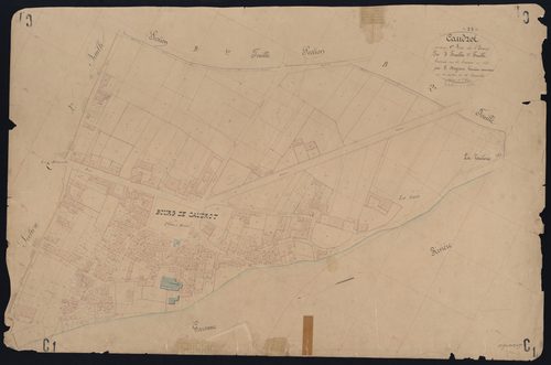 Caudrot - -Section C feuille 1 : Le Bourg