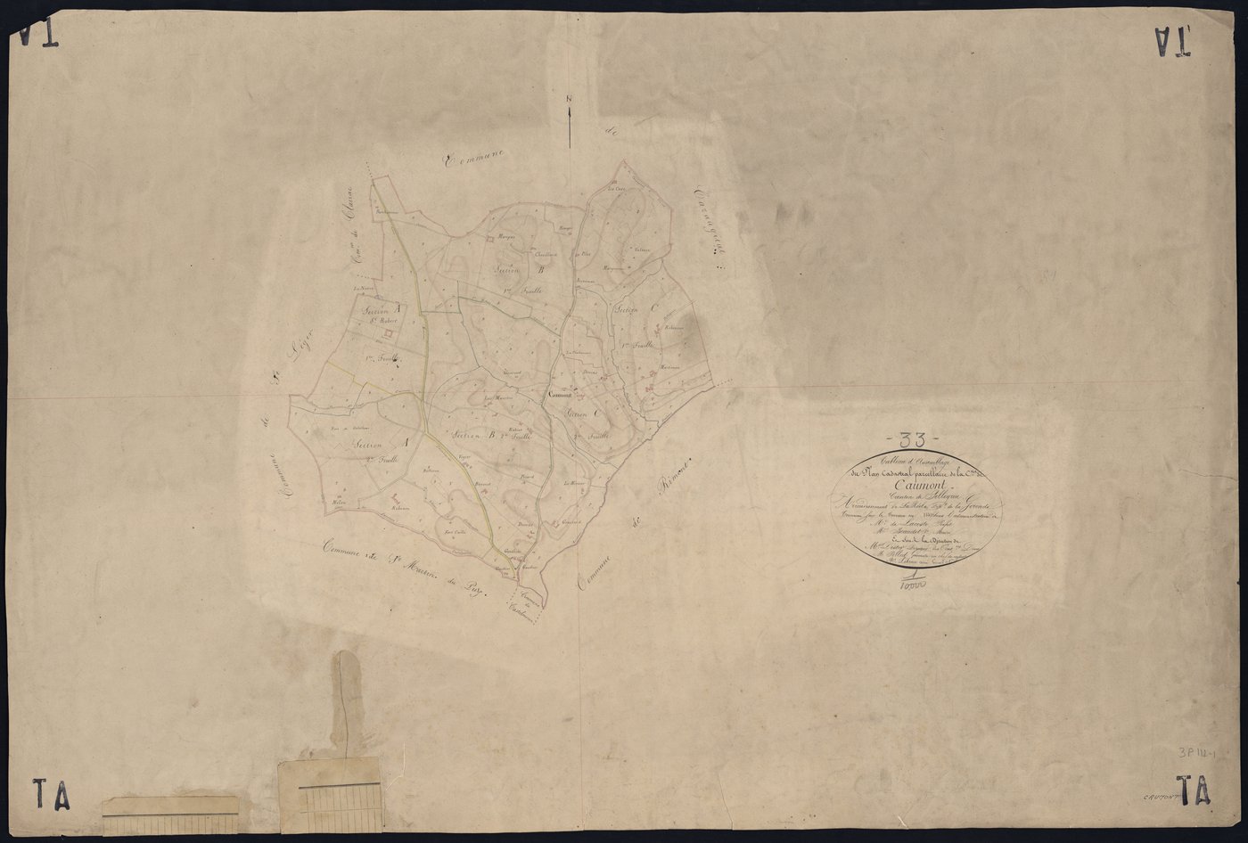 Caumont - -Tableau d'assemblage