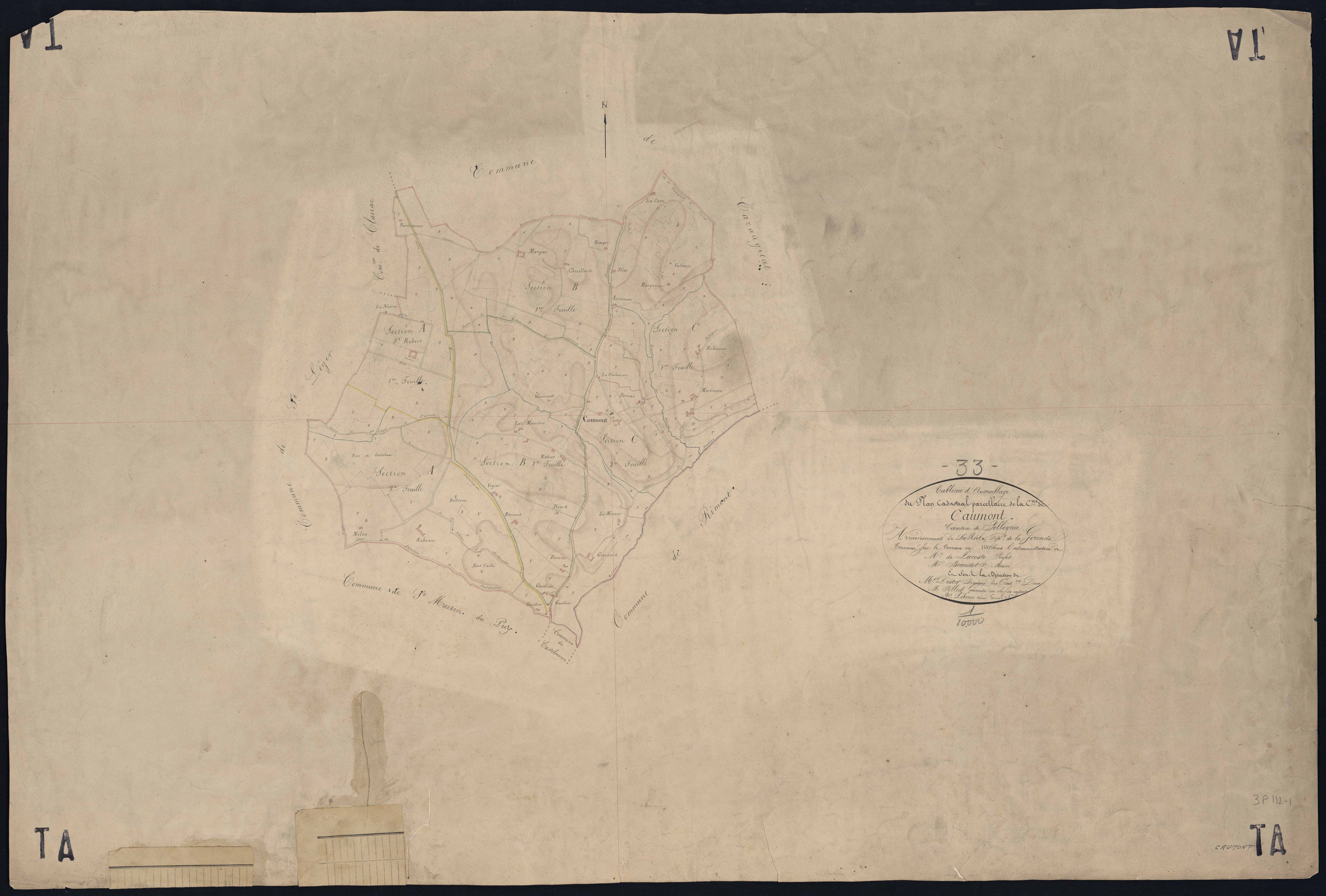 Caumont - -Tableau d'assemblage