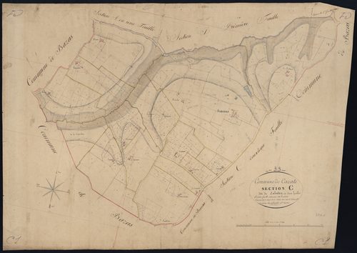 Cazats - -Section C feuille 1 : Sabatey