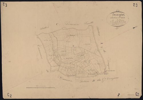 Cazaugitat - -Section C feuille 2 : Les Ardouins