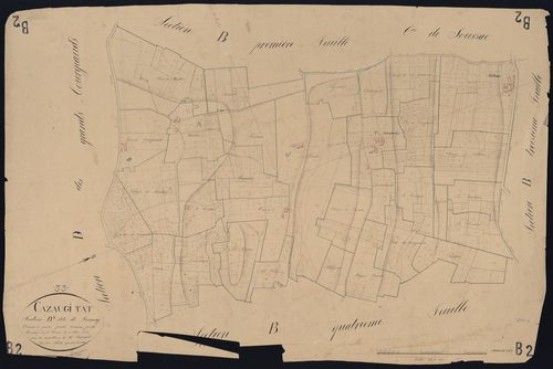 Cazaugitat - -Section B feuille 2 : Launay