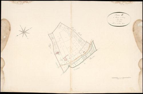 Cérons - -Section B feuille 2 : Barreyre et Saint-Cricq