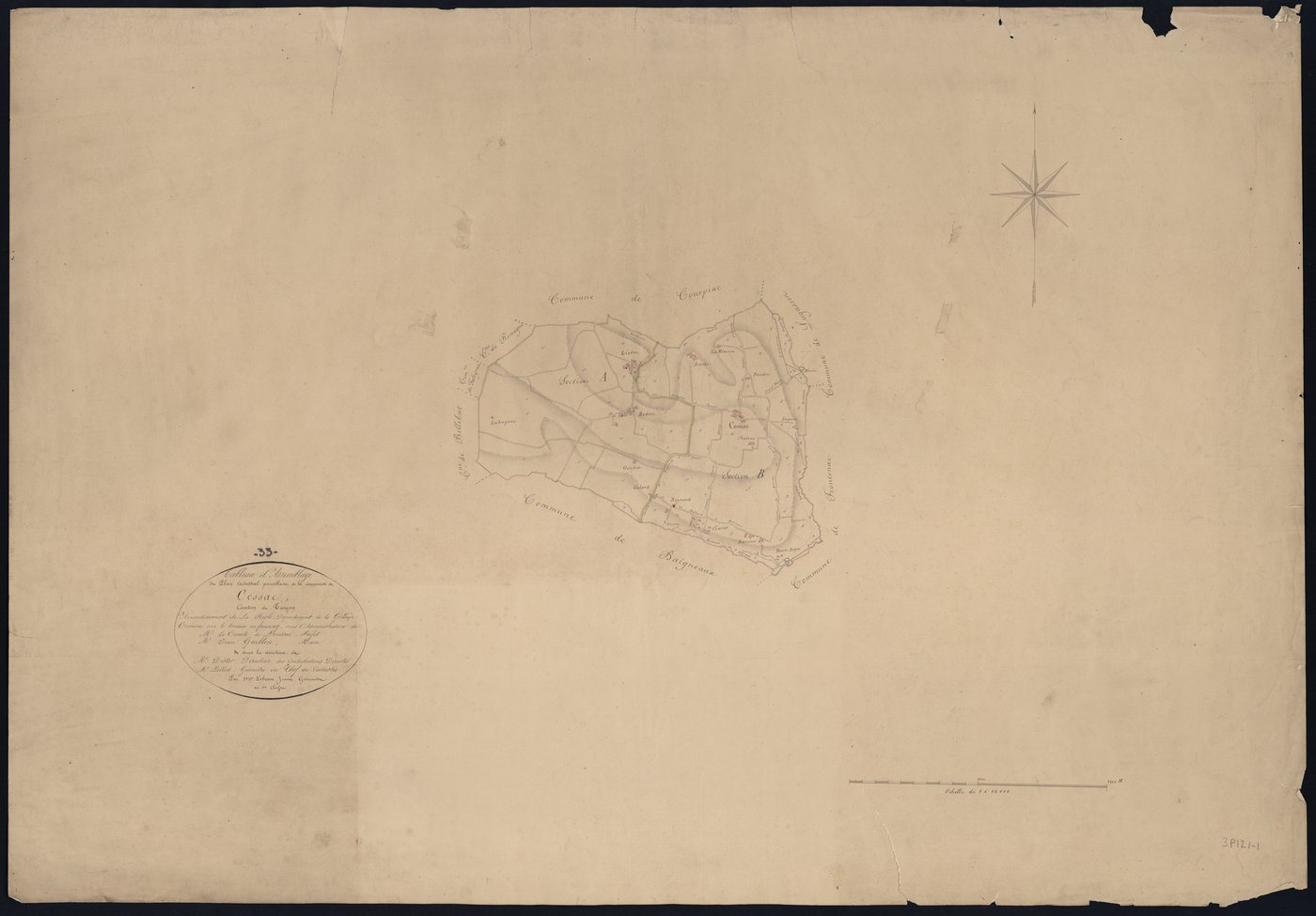 Cessac - -Tableau d'assemblage