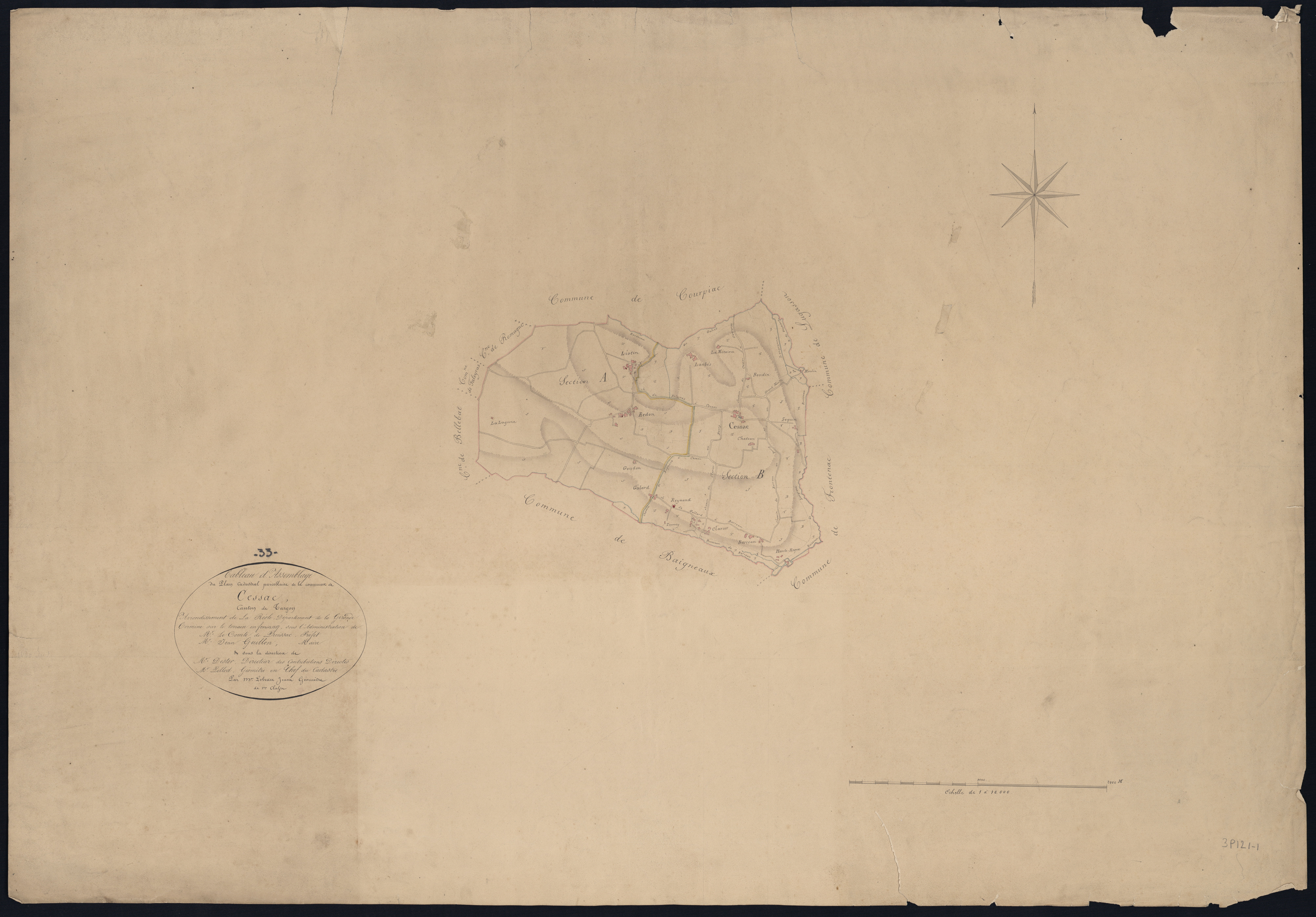 Cessac - -Tableau d'assemblage