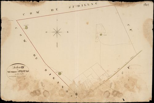 Cestas - -Section D feuille 1 : La Croix-d'Heins