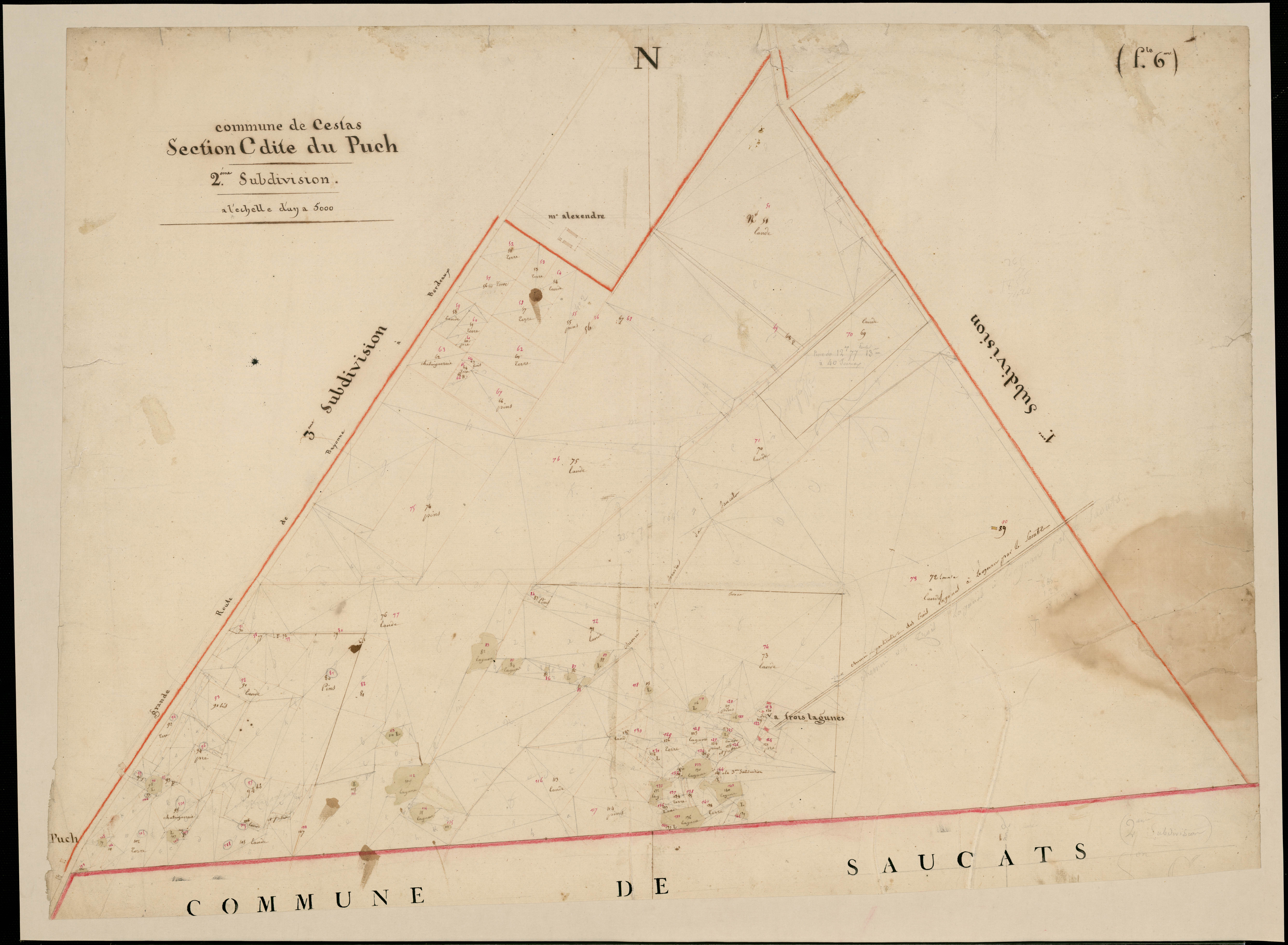 Cestas - -Section C feuille 2 : Le Puch