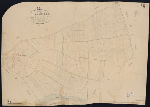 Chamadelle - -Section B feuille 4 : Grand-Maudet